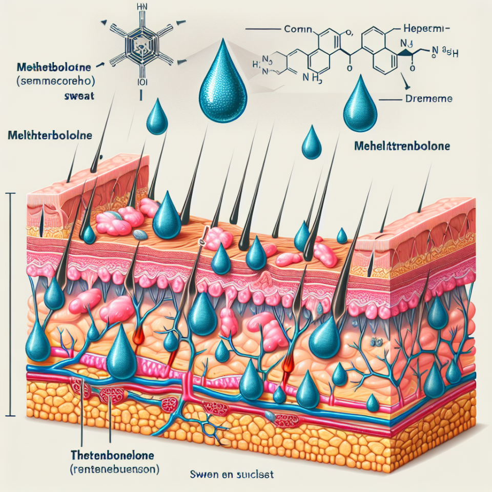 Cómo responde la piel al sudor con Methyltrenbolone