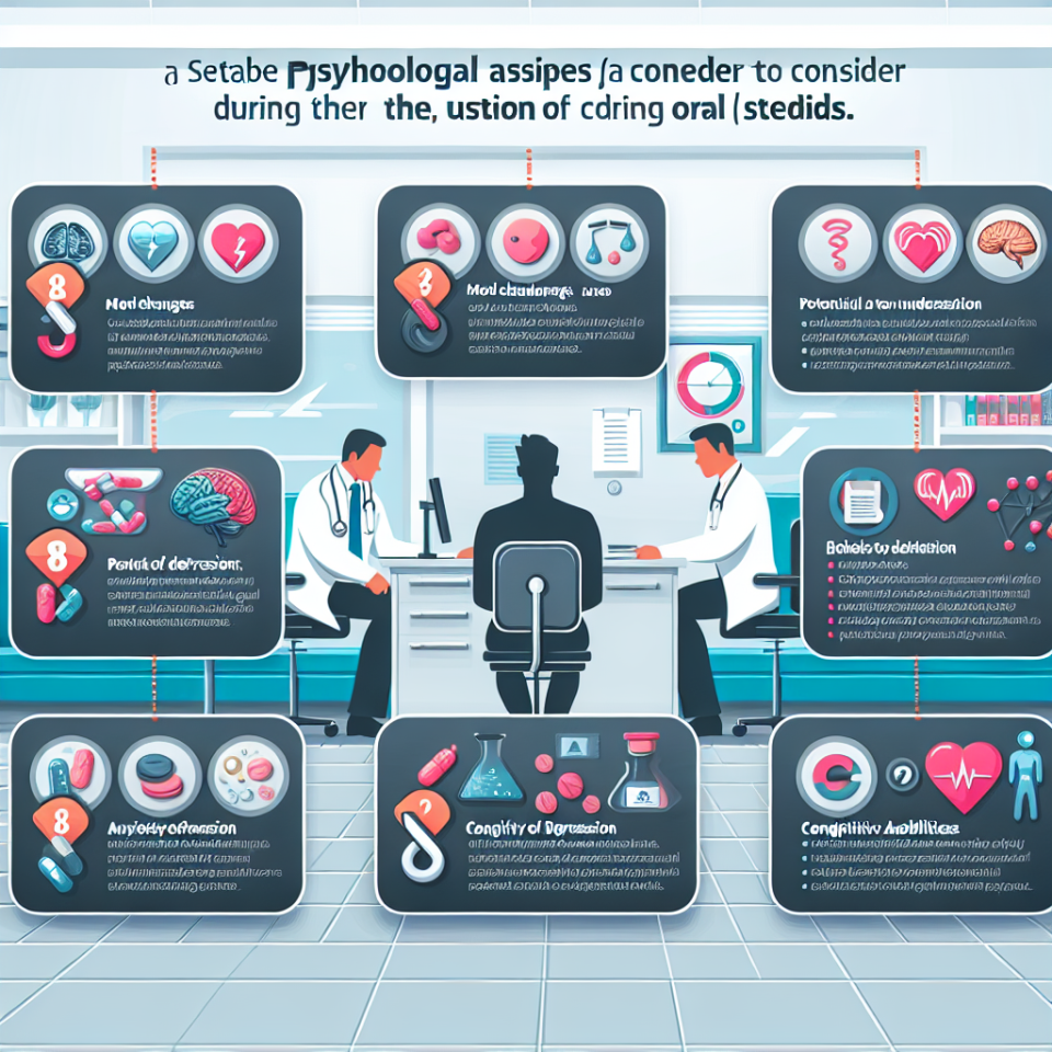 Qué aspectos psicológicos cuidar durante el uso de Esteroides orales