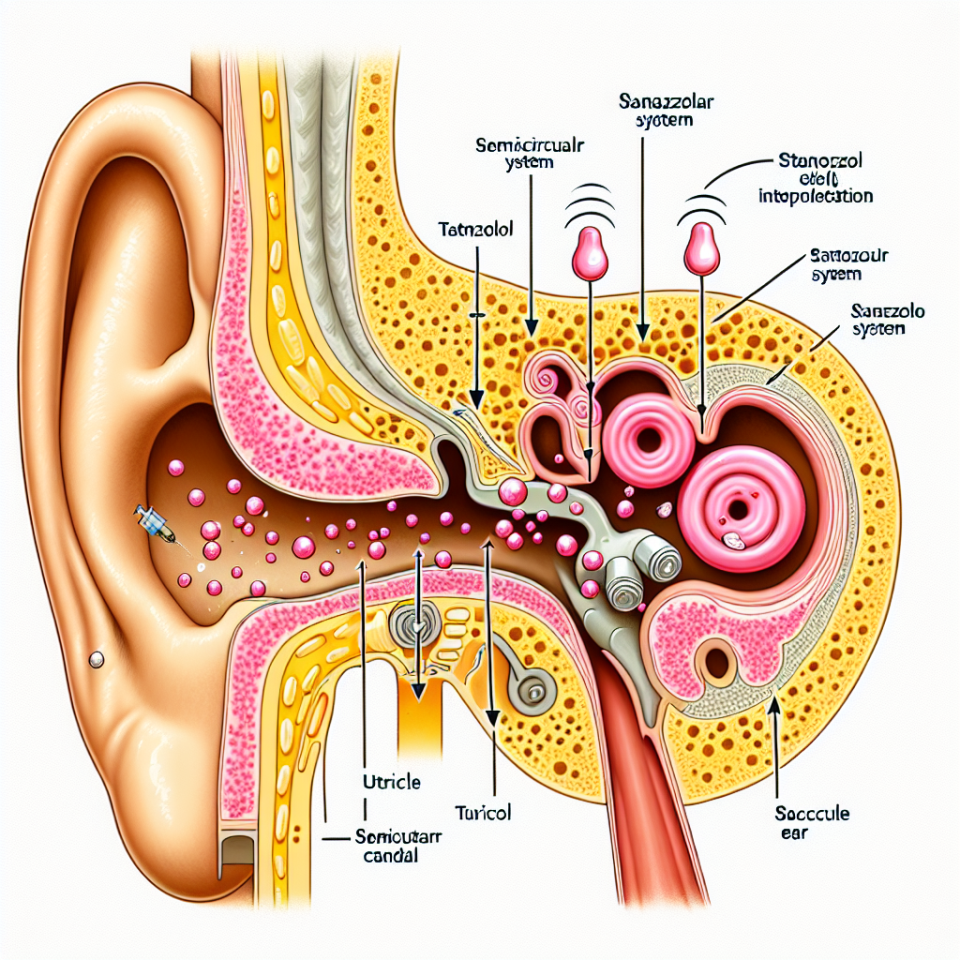 Cómo afecta Inyección de estanozolol al sistema vestibular