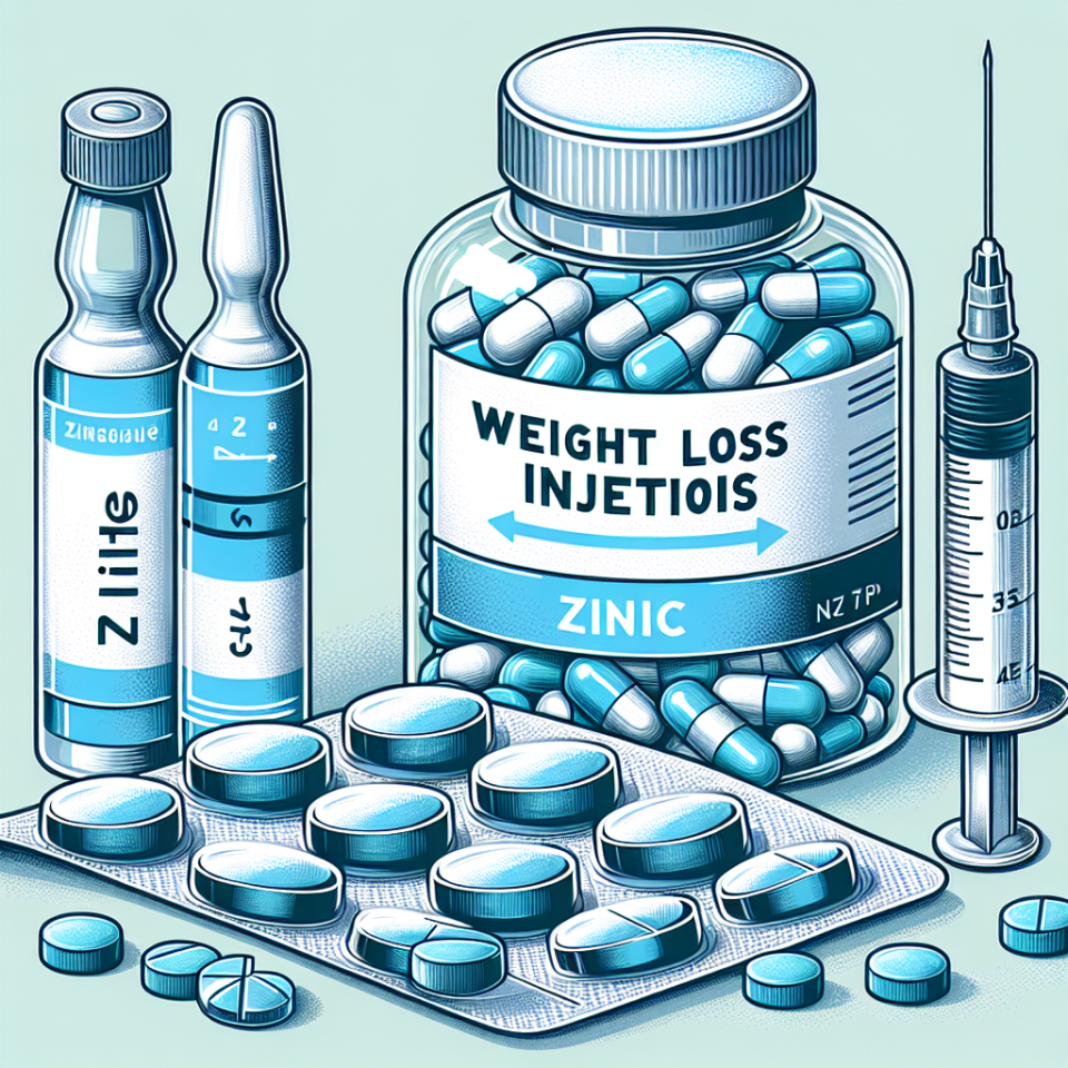 Inyecciones y pastillas para adelgazar y suplementación con zinc: ¿complementarios?