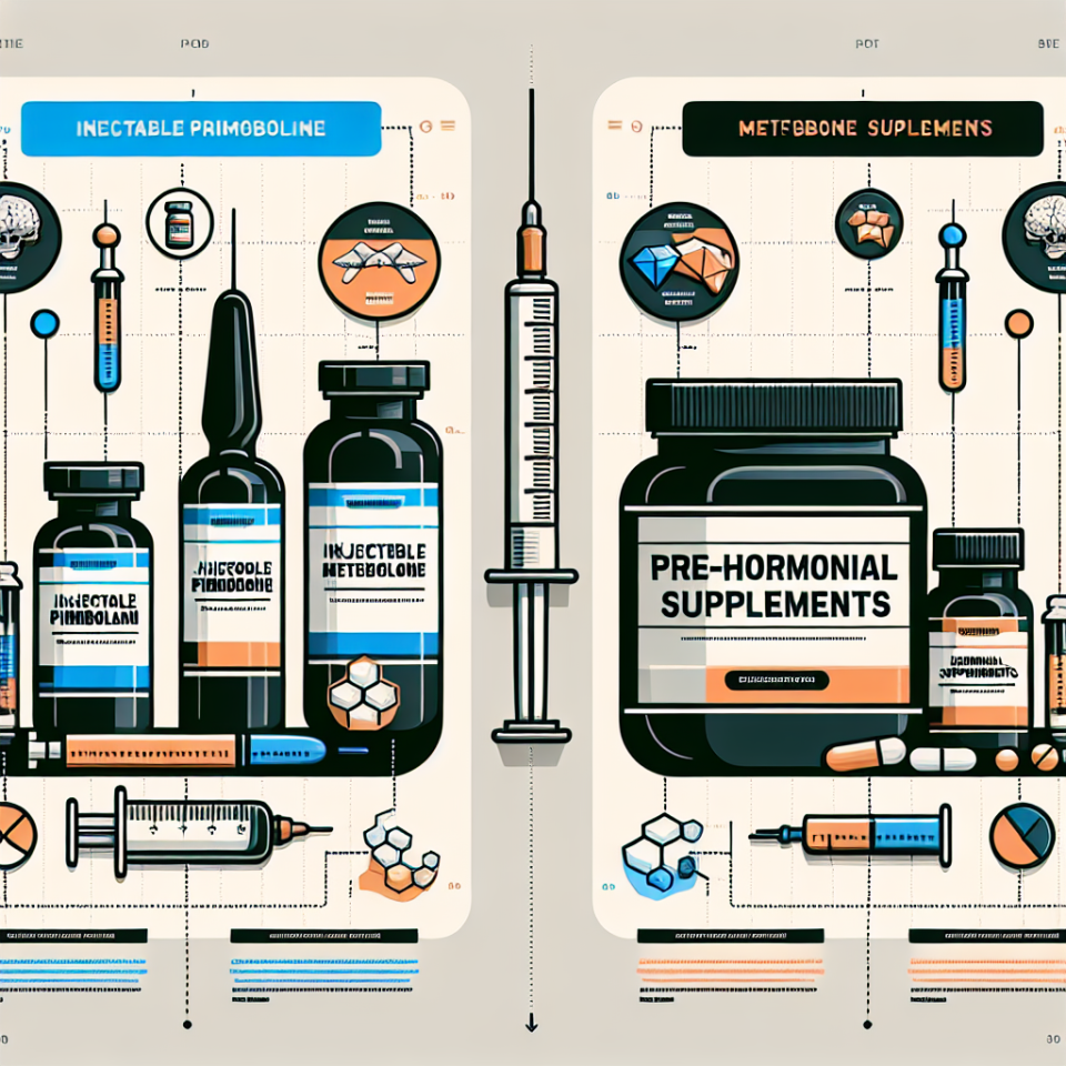 Primobolan (Metenolona) inyectables y suplementos pre-hormonales: diferencias