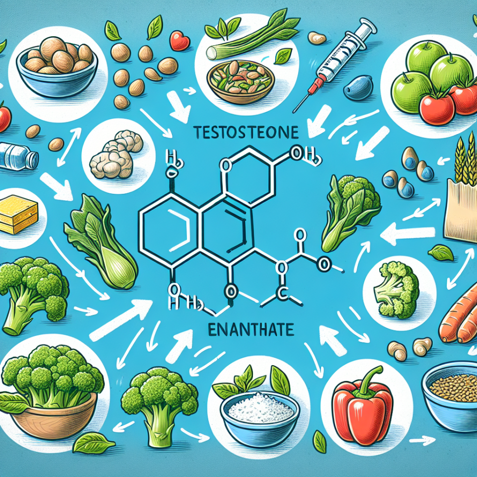 Qué alimentos facilitan el metabolismo de Enantato de testosterona