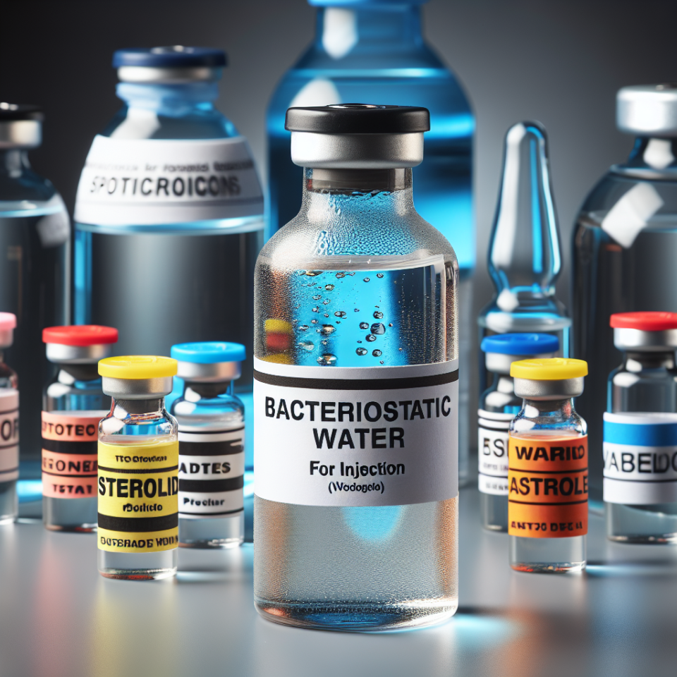 Agua bacteriostática para inyección y su compatibilidad con otros anabólicos