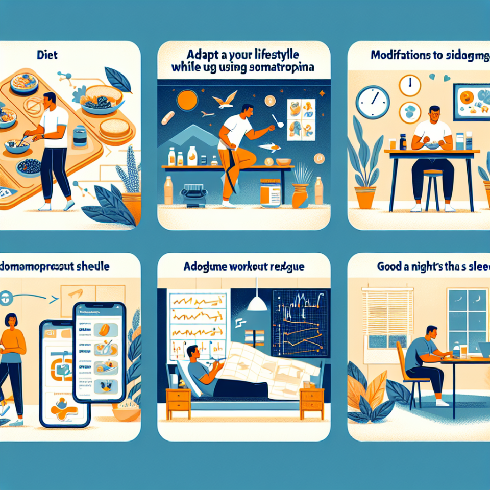 Cómo adaptar tu estilo de vida al usar Somatropina