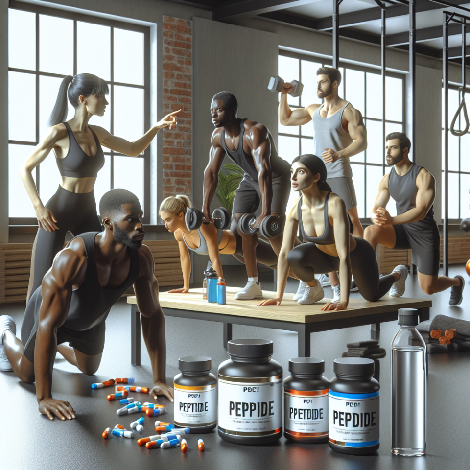 Preparados de péptidos y entrenamiento de alta intensidad