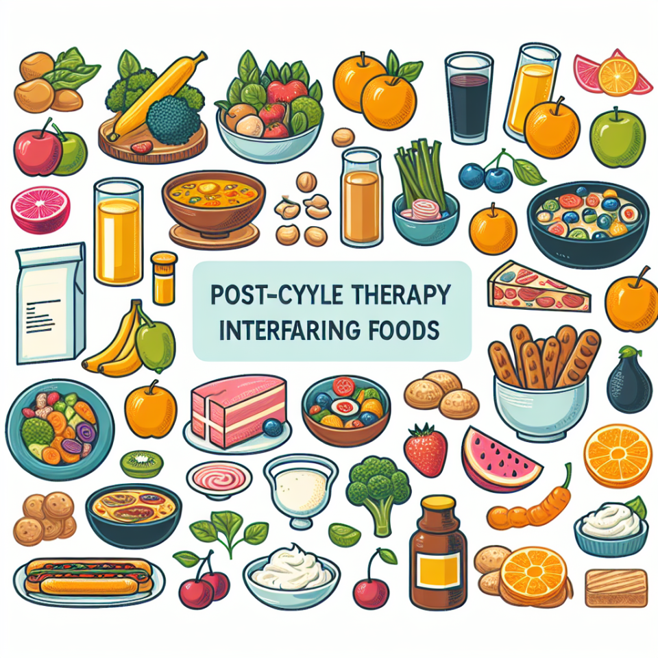 Qué alimentos pueden interferir con la absorción de Terapia post-cíclica