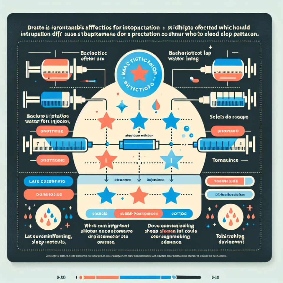 Qué hacer si Agua bacteriostática para inyección interrumpe tu patrón de sueño