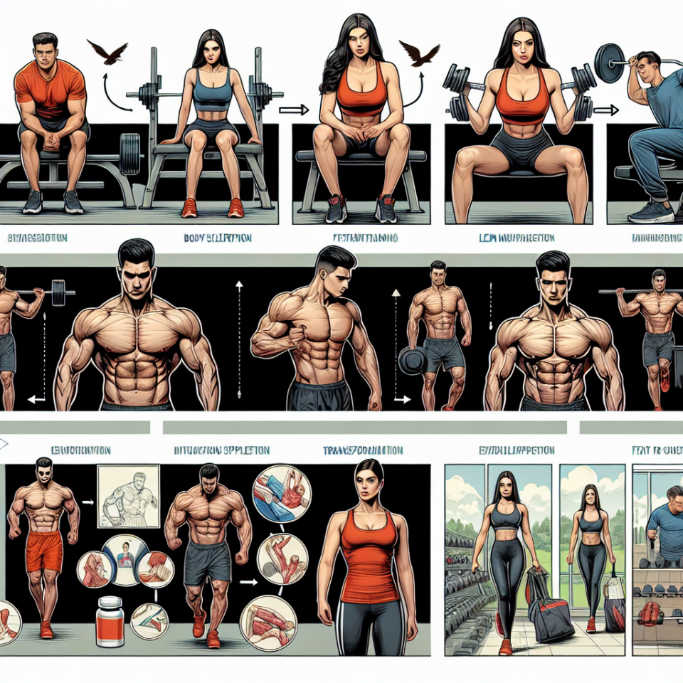 Casos reales de transformación con Cursos de esteroides para secado y modelado corporal (aumento de masa magra)