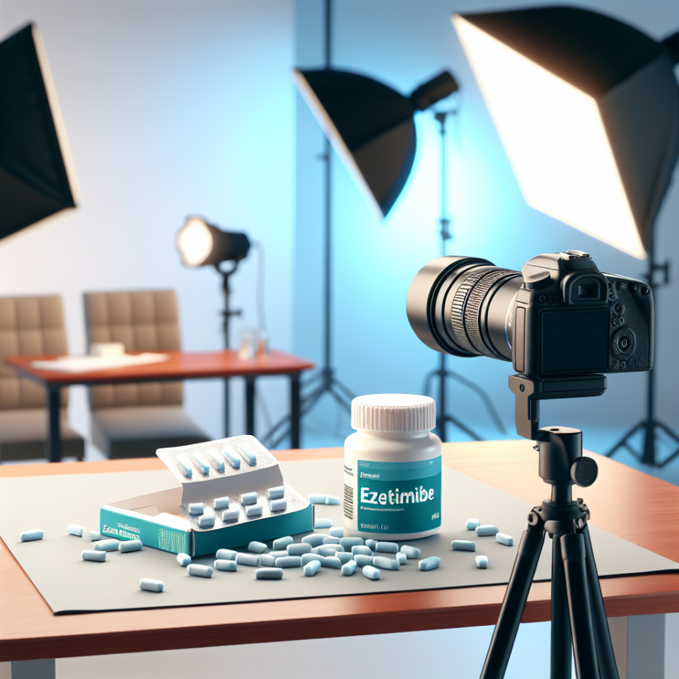 Ezetimiba en preparación para sesiones fotográficas