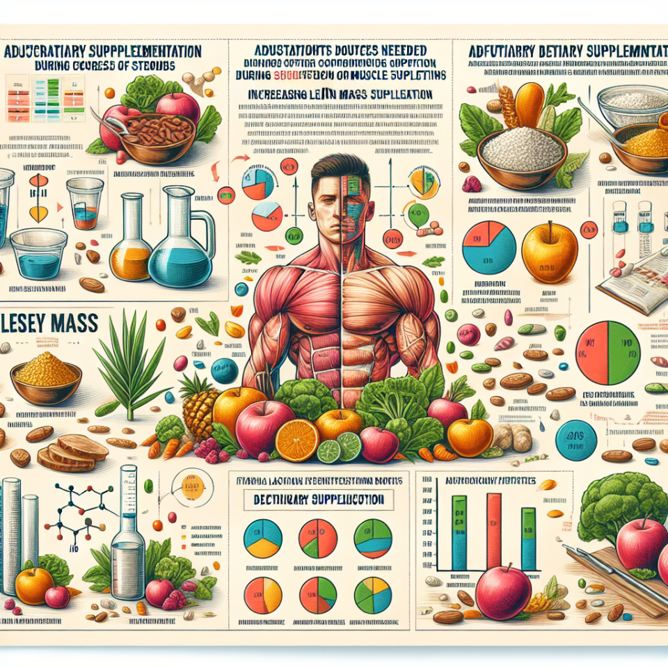Qué ajustes hacer en suplementación con Cursos de esteroides para secado y modelado corporal (aumento de masa magra)