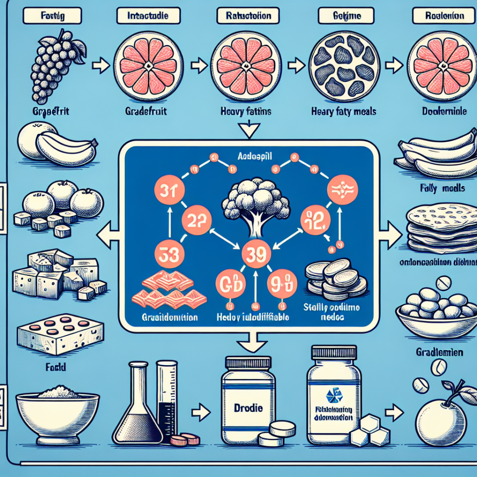 Qué alimentos pueden interferir con la absorción de Vardenafil (Levitra Generic)