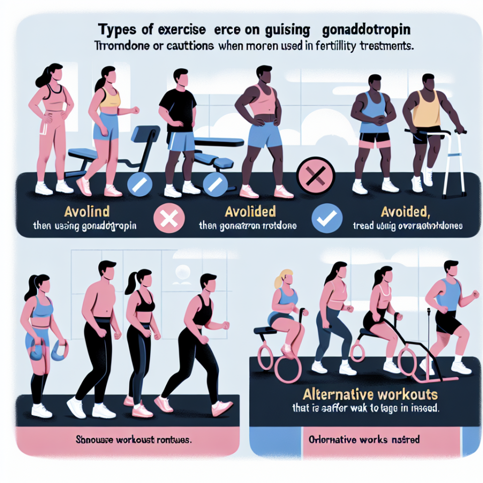 Qué formas de entrenamiento evitar con Gonadotropina