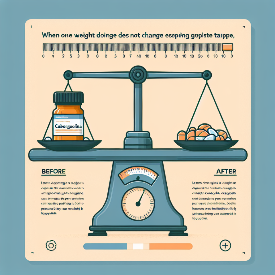 Qué hacer si tu peso no cambia con Cabergolina