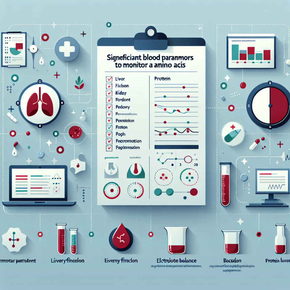 Qué parámetros vigilar en sangre al usar Aminoácidos