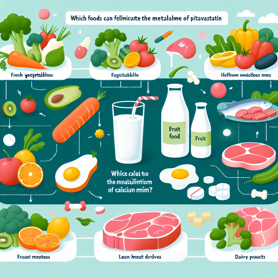 Qué alimentos facilitan el metabolismo de Pitavastatina cálcica